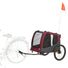 Remorque vélo pour chien jusqua 30 kg Trixie, confortable et sécurisée pour balades à vélo