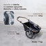 Remorque vélo Globe for you Maïna 16+ avec nacelle en bâche étanche, ultra-robuste, capacité 40kg et volume 130L