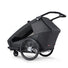 Remorque velo modulaire Yuuna Croozer vue profil arriere avec structure robuste et design moderne