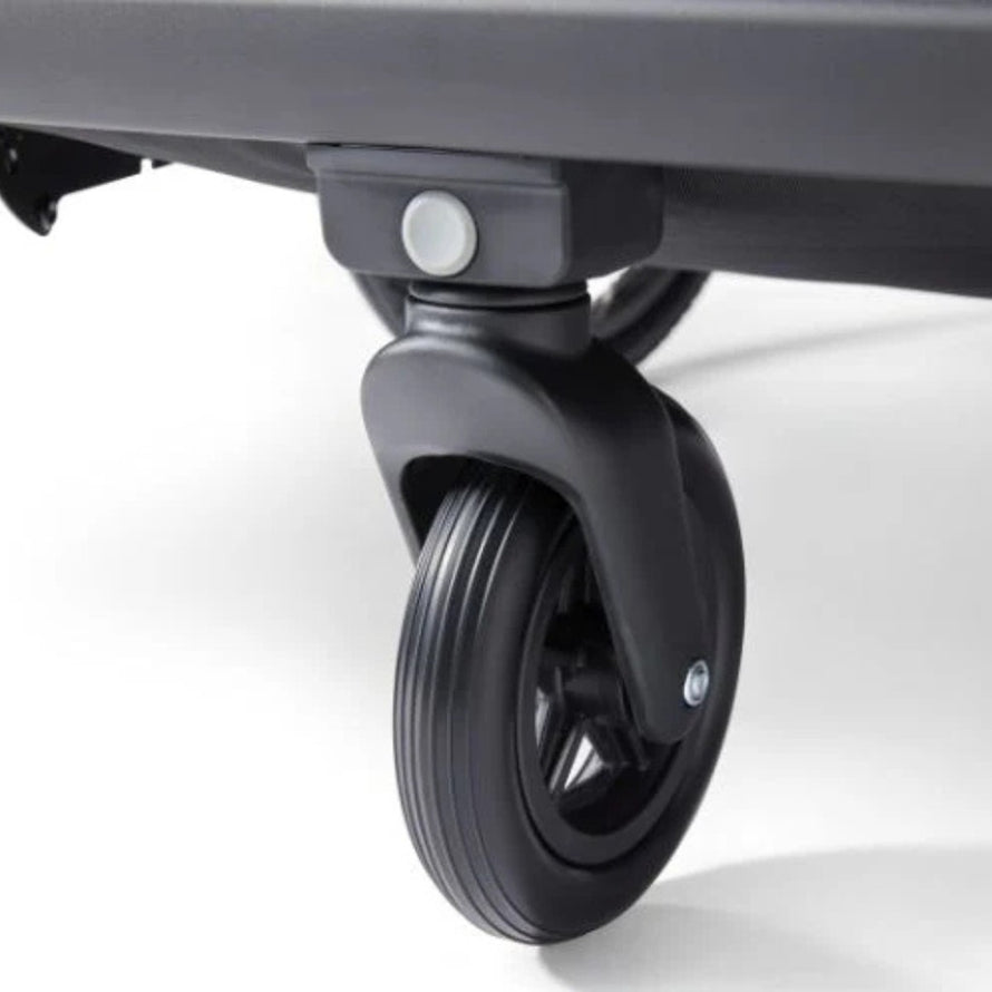 Roulette avant robuste de la remorque velo modulaire Yuuna Croozer 3 en 1 pour une maniabilite optimale