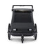 Remorque velo modulaire Yuuna Croozer 3 en 1 pour transporter enfants, chien et bagages en toute securite