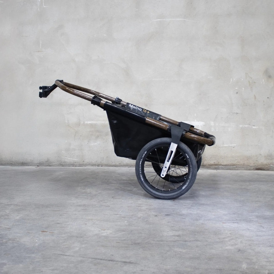 Remorque vélo pliable Globe for you Maïna 16+ avec cadre robuste et roues larges pour transport facile