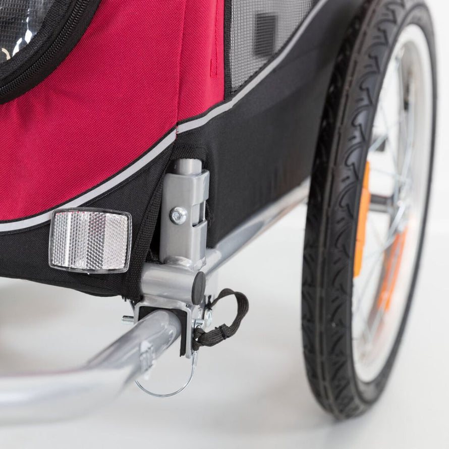 trixie fahrradanhänger adapter Trixie Hunde- und Katzenfahrradanhänger bis 15 kg