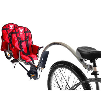 weehoo fahrradanhänger Weehoo iGo Two remorque vélo à pédale pour 1 ou 2 enfants