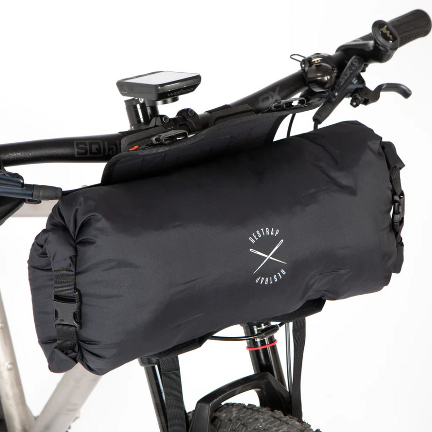 fahrradlenker flatbar Restrap Race Bar Bag Flat Bar 7L Fahrradlenkertasche – Wasserdicht, leicht und schnell anzubringen