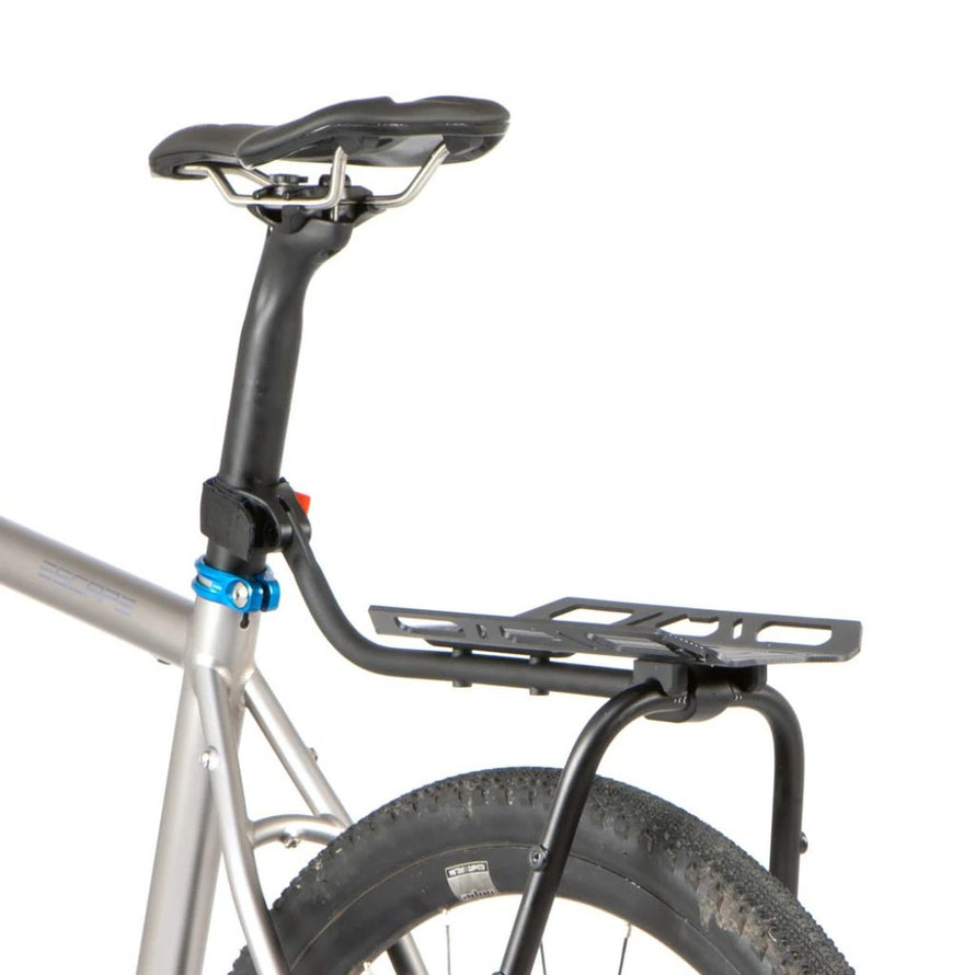 Porte-bagages arrière vélo noir Restrap Switch Rack Cage pour transport robuste et léger de charges diverses