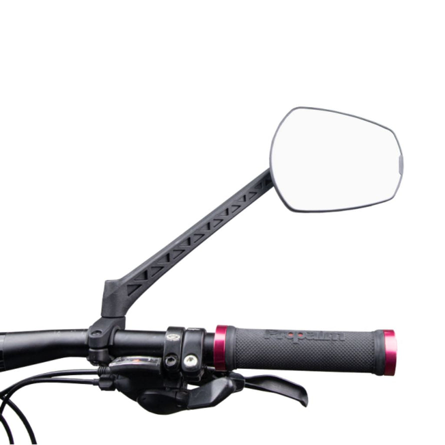 Rétroviseur pour vélos éléctriques, stable et à large visibilité, à positionner à droite sur le guidon