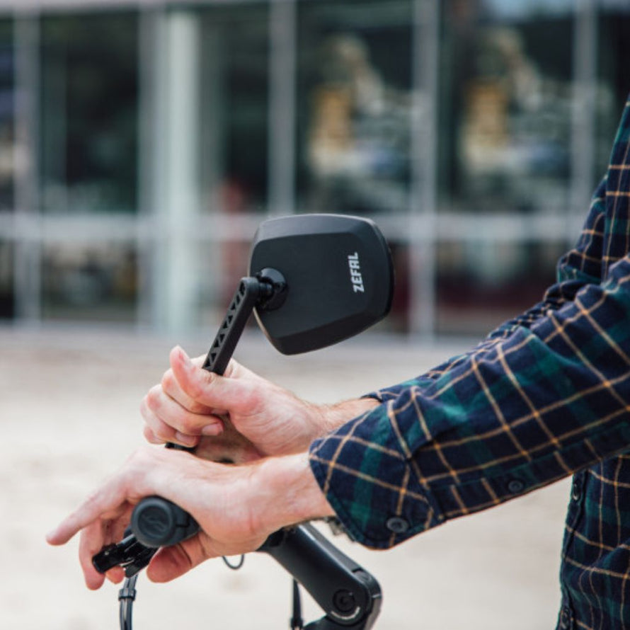Rétroviseur vélo réglable Zéfal avec miroir convexe incassable