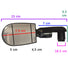 Rétroviseur vélo sur embout de guidon - #5