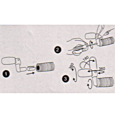 Rétroviseur vélo sur embout de guidon - #6