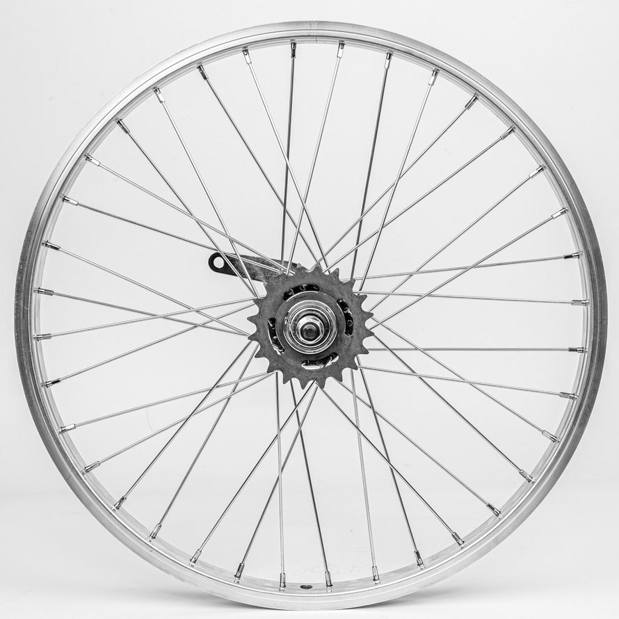 Roue Arrière Vélo 26 Pouces ZAC2000 Avec Moyeu Shimano Nexus Inter-8 à Rétropédalage - Argent - Pour VTT Et Ville