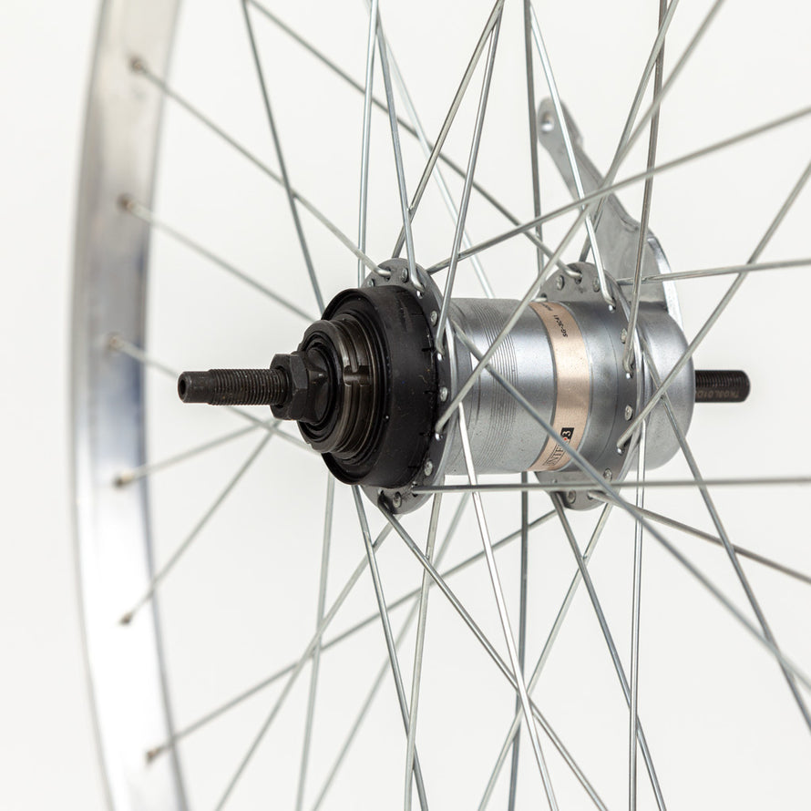 Roue arrière de vélo à rétropédalage 3V 26 pouces axe à écrou - #4