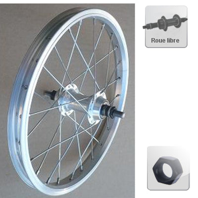 Moyeux De Roue Avant Et Arrière Vélo Classique – Avec Roue Libre – Acier