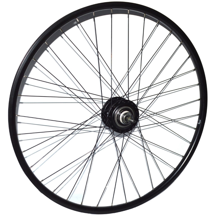Roue arrière vélo 28 pouces PNA Cycling double paroi avec moyeu Nexus 7 vitesses et freinage disque à serrage écrous