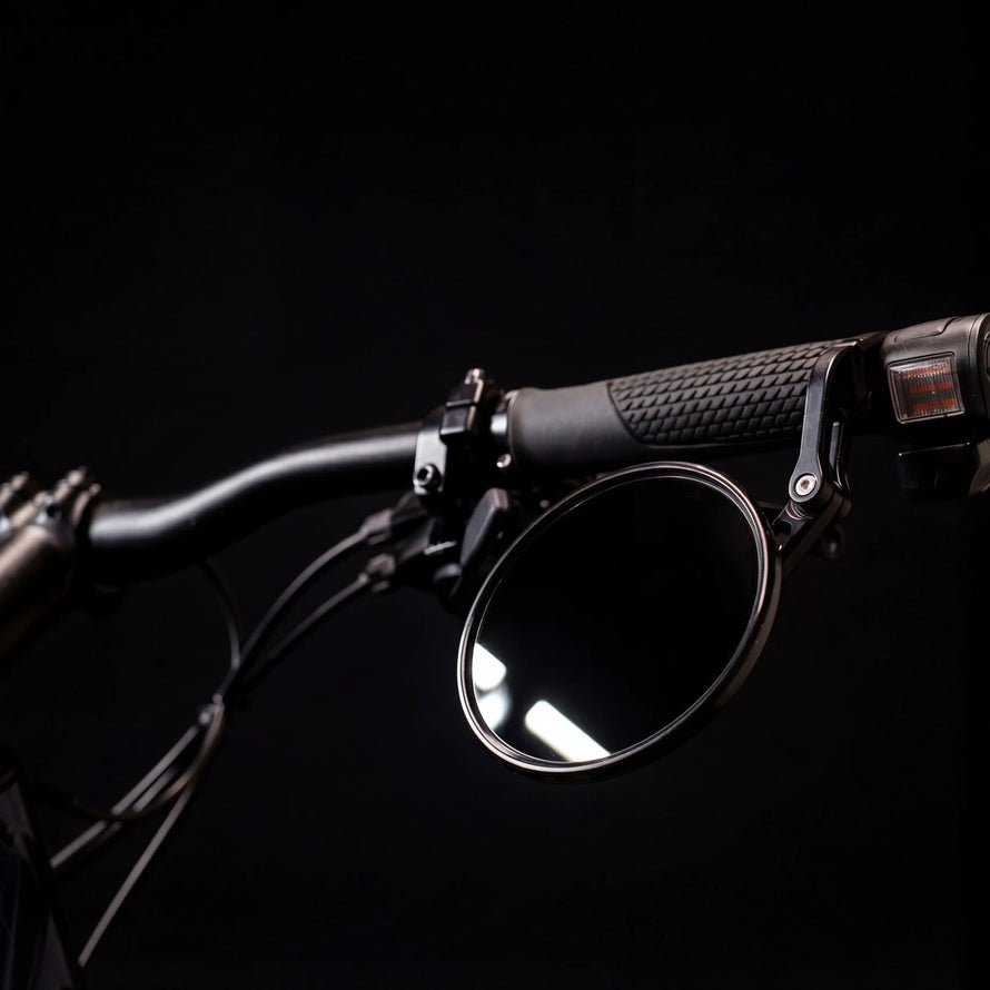 Retroviseur SideLights Mirror aluminium 95 mm de la marque Ryde pour une meilleure visibilite a velo