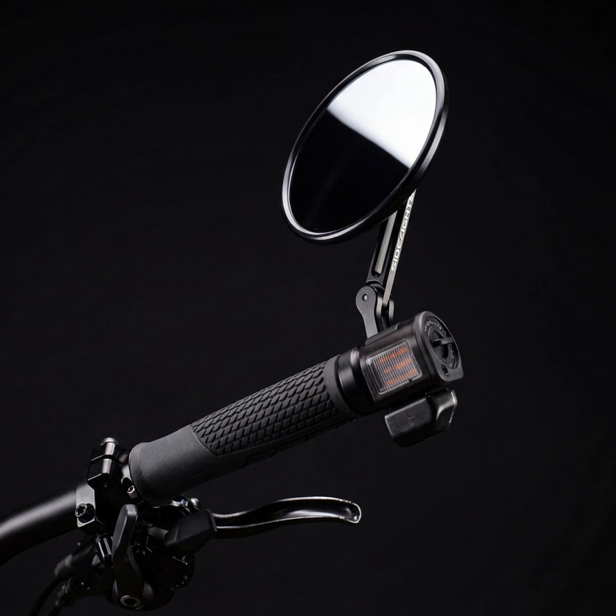SideLights Rétroviseur vélo Mirror aluminium 95 mm