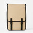 Sac à dos convertible vélo Badawin Moh 25 L beige noir vue avant avec sangles noires
