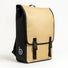 Sac à dos convertible Badawin Moh 25 L beige noir, idéal pour cyclistes urbains et déplacements quotidiens