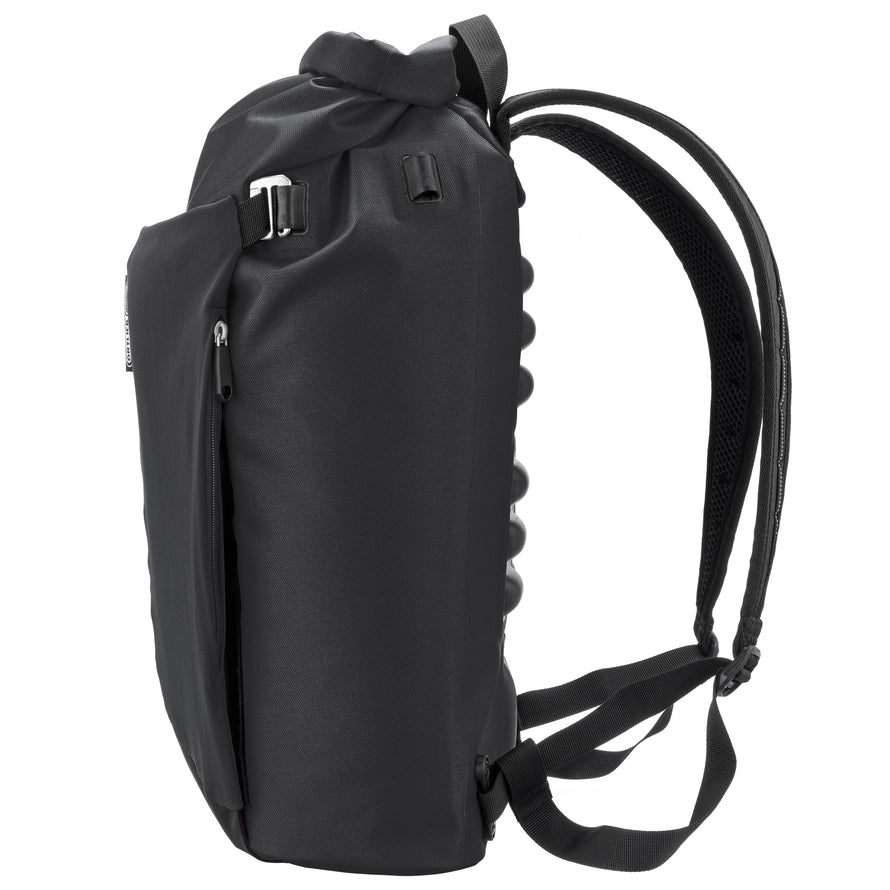 Sac à dos Ortlieb Vario Lite convertible en sacoche vélo noir avex système QL 2.1
