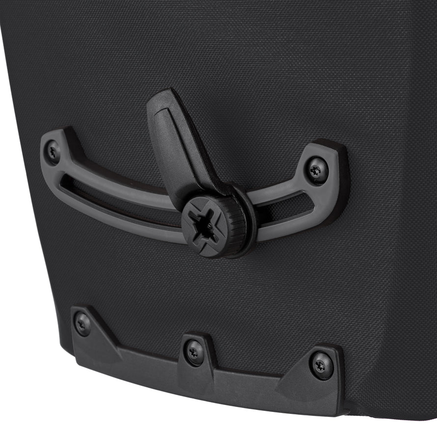 Sac à dos Ortlieb Vario Lite convertible en sacoche vélo noir avec Quick-Lock 2.1