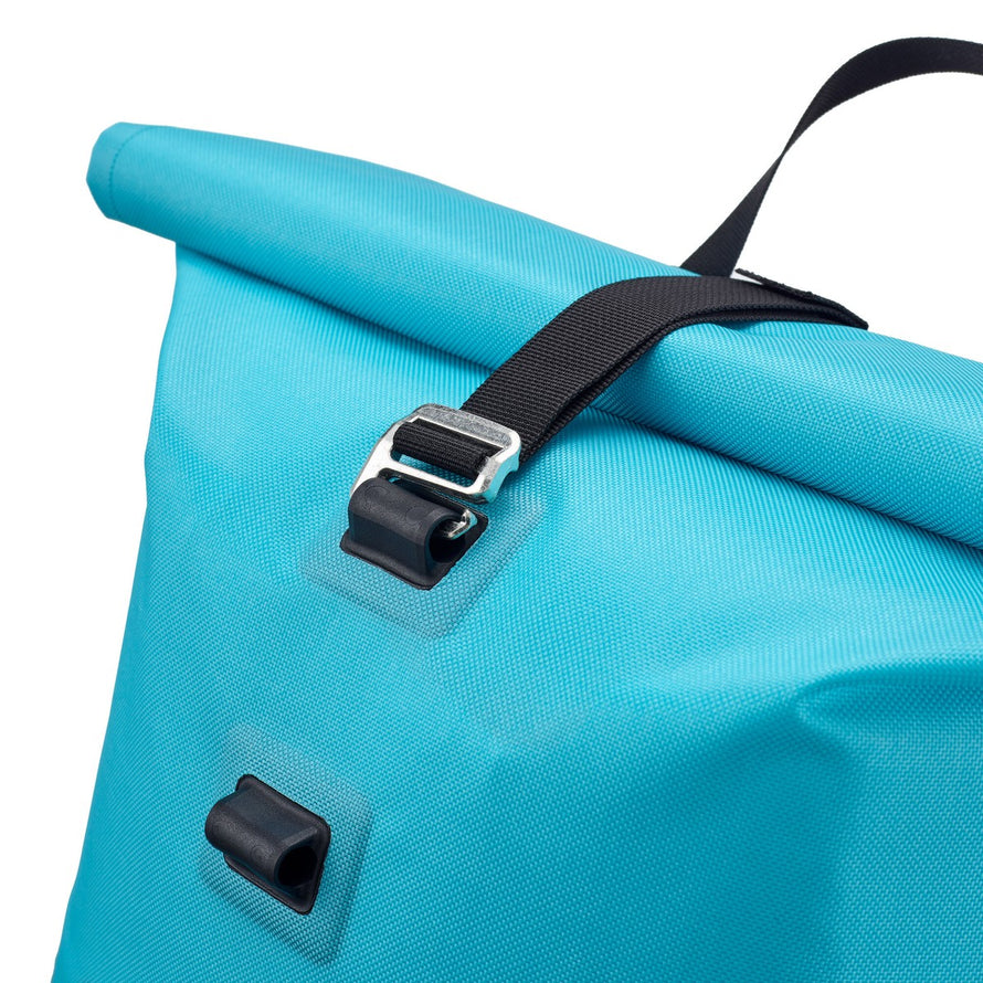 Sac à dos Ortlieb Commuter Daypack turquoise, imperméable et résistant pour déplacements à vélo urbains