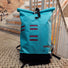 Sac a dos Ortlieb Commuter Daypack turquoise avec fermeture rouleau et etanche pour cyclistes urbains