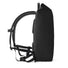Profil lateral du sac a dos etanche Ortlieb Velocity TIDURA strong 23L noir avec systeme de fixation ajustable