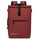 Sac a dos convertible sacoche velo Badawin Ali 28 L rouge avec poche zipee noire frontale