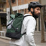 Sac à dos  vélo réfléchissant imperméable Urban Circus urbain vert