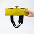Sac cabas pliable jaune Cobags Bikezac 2.0 20L pour porte-bagages arrière vélo, compact et léger