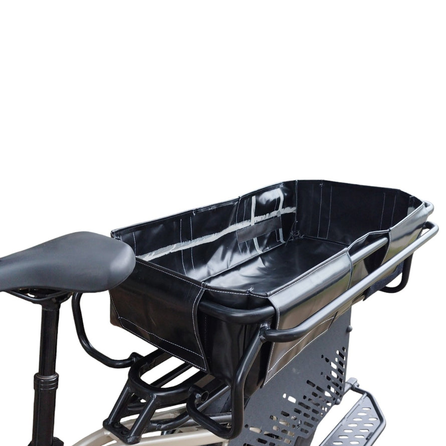 Sac bacatail modulable Suzonetsuzette pour vélo Longtail, pliable et sécurisé pour transport facile et fiable