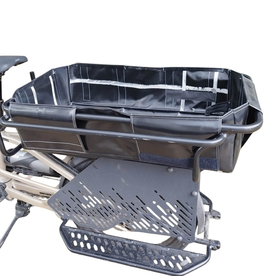 Sac modulable Bacatail Suzonetsuzette pour vélo Longtail, conçu pour un transport sécurisé et modulable des charges et animaux