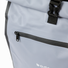 Détail de la fermeture zippée de la sacoche arrière Badawin Aaron 23 L grise