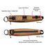 Sacoche de cadre Hold Fast Swift Industries 2,75 à 4L couleur tan, idéale pour bikepacking et aventures vélo