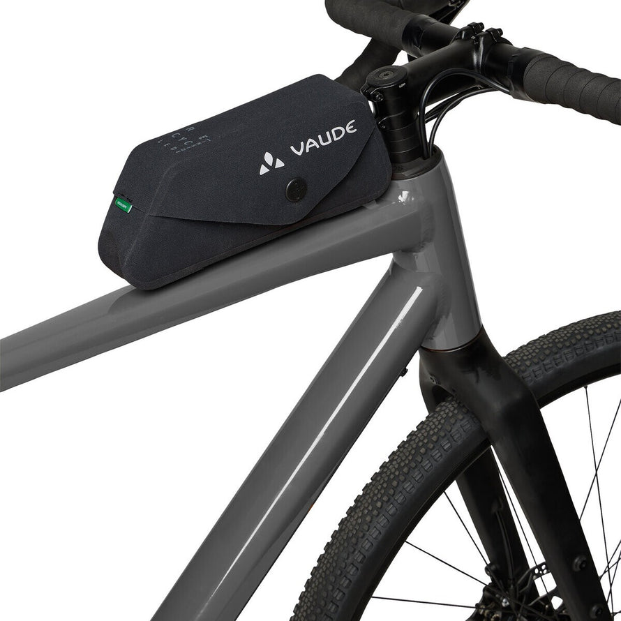 Sacoche cadre imperméable Vaude Trailtop tube pour bikepacking et randonnées vélo en toutes conditions