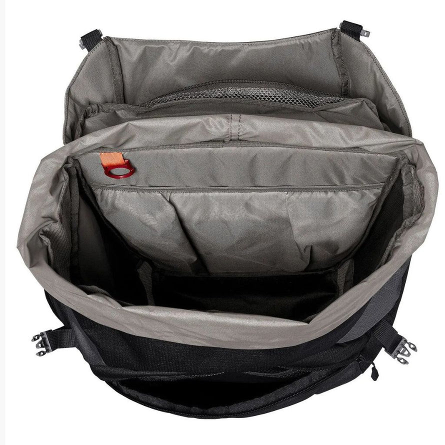 Sacoche cyclotourisme porte bagage arrière Vaude OnTour Back 56 litres intérieur