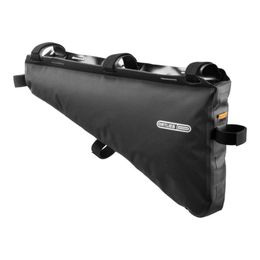 Sacoche de cadre bikepacking Ortlieb 6 litres coté fermé droit