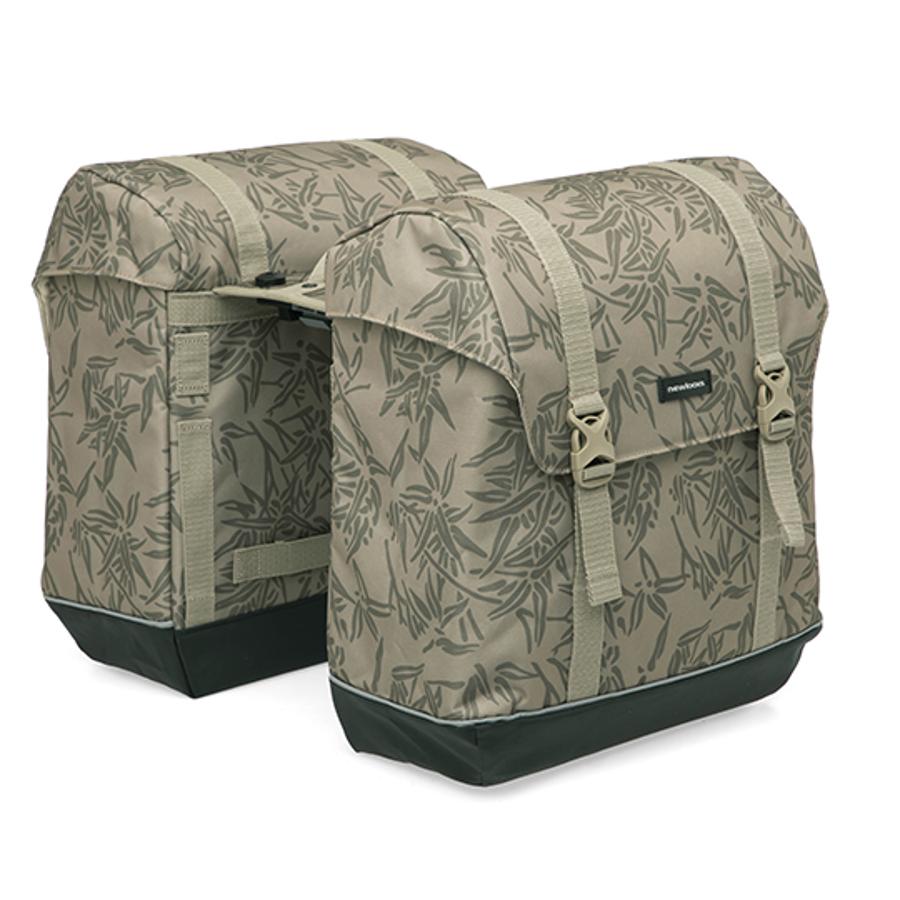 new looxs lenkertasche New Looxs sacoche double 42 L Alba Bamboo - Alma Sand / 42 L