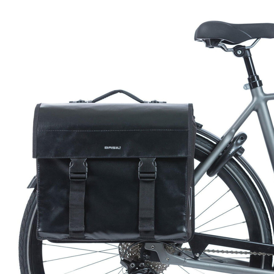 Basil Urban Load compatible MIK Sacoche double vélo pour porte-bagages