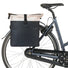 Sacoche double Basil Vive 35L noire et etanche pour porte-bagages, ideale pour transport velo en toute securite