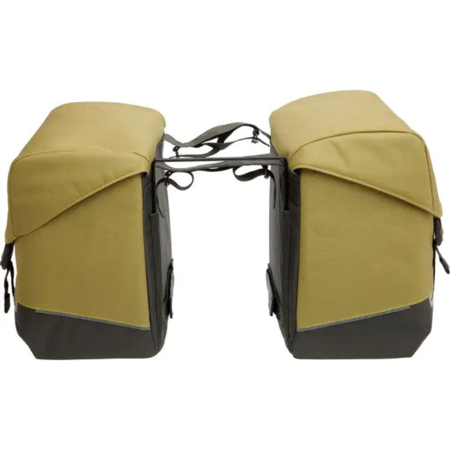 sacoche double à pont Oslo New Looxs vert olive avec design urbain 37