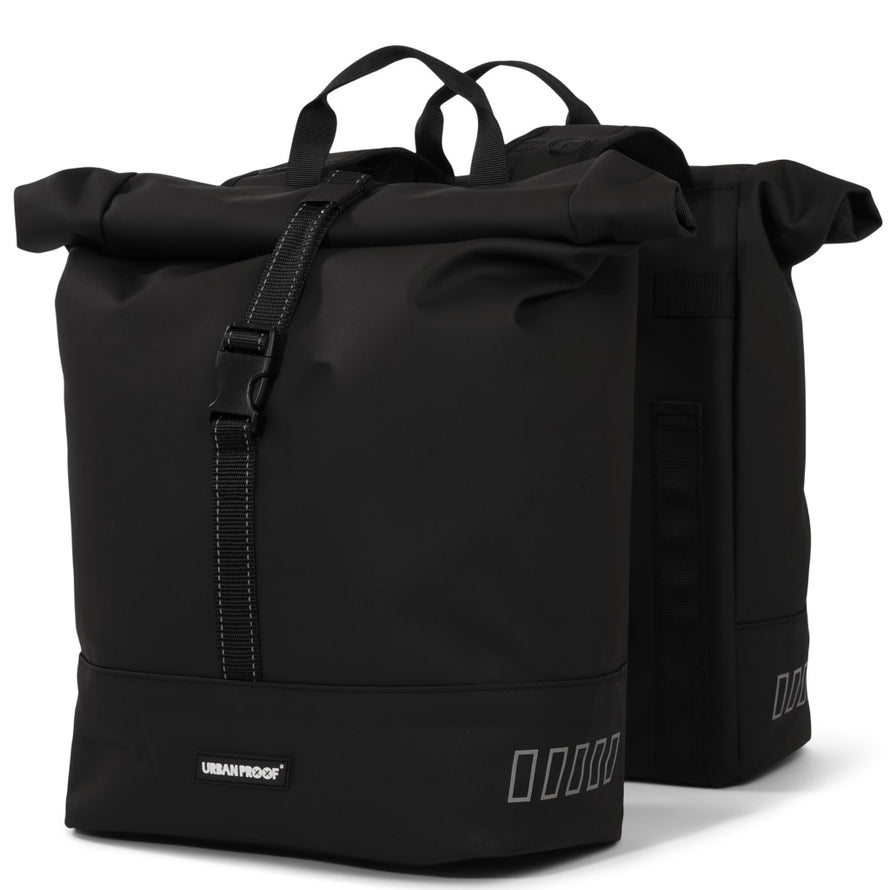 sacoche double rolltop bag black urban proof vue de face