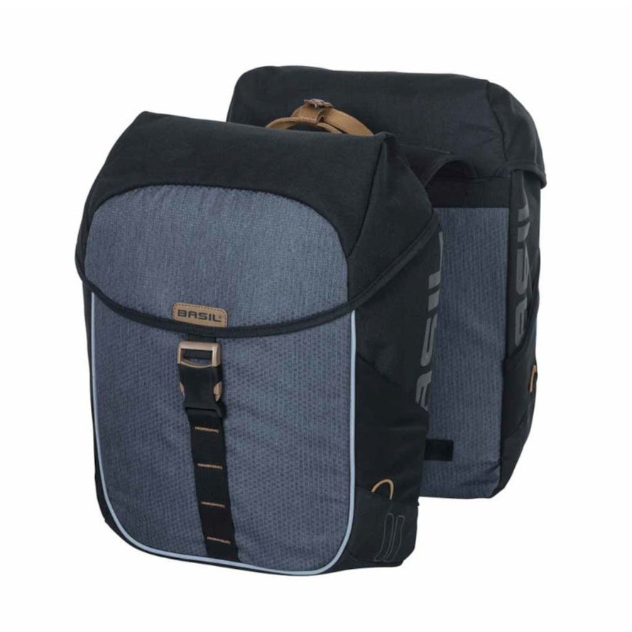 basil miles lenkertasche Basil Miles Fahrradtaschen Duo Trekking auf Gepäckträger hinten