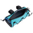 Sacoche de guidon Contec Urban Nomad 1.7 L turquoise ouverte, légère et résistante, marque 33 pour vélo urbain
