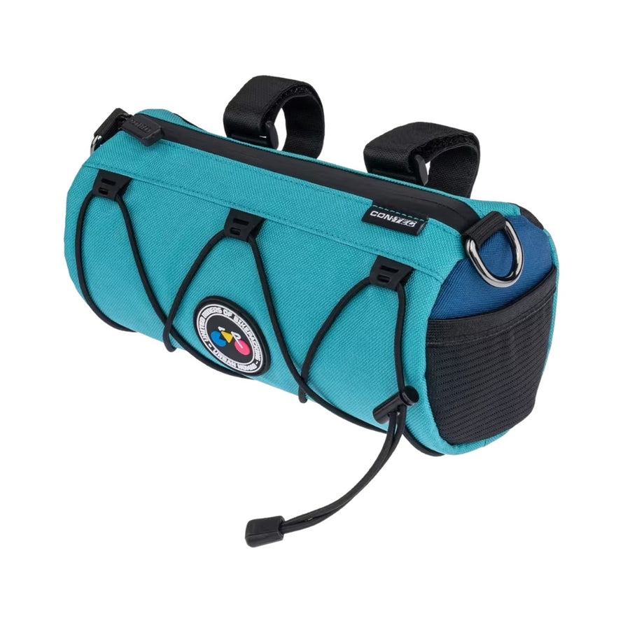 Sacoche de guidon Contec Urban Nomad 1.7 L turquoise, compacte et fonctionnelle pour vélo urbain