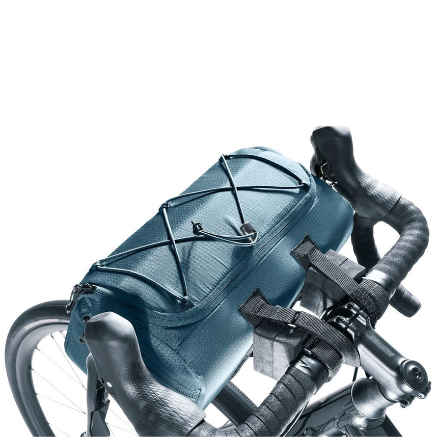 Sacoche de guidon Deuter Mondego 8L bleu fonce, solide et fonctionnelle pour vos trajets à velo