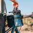 Sacoche de guidon Swift Industries GIBBY 1,75 L bleue avec bidon, idéale pour bikepacking et sorties longues