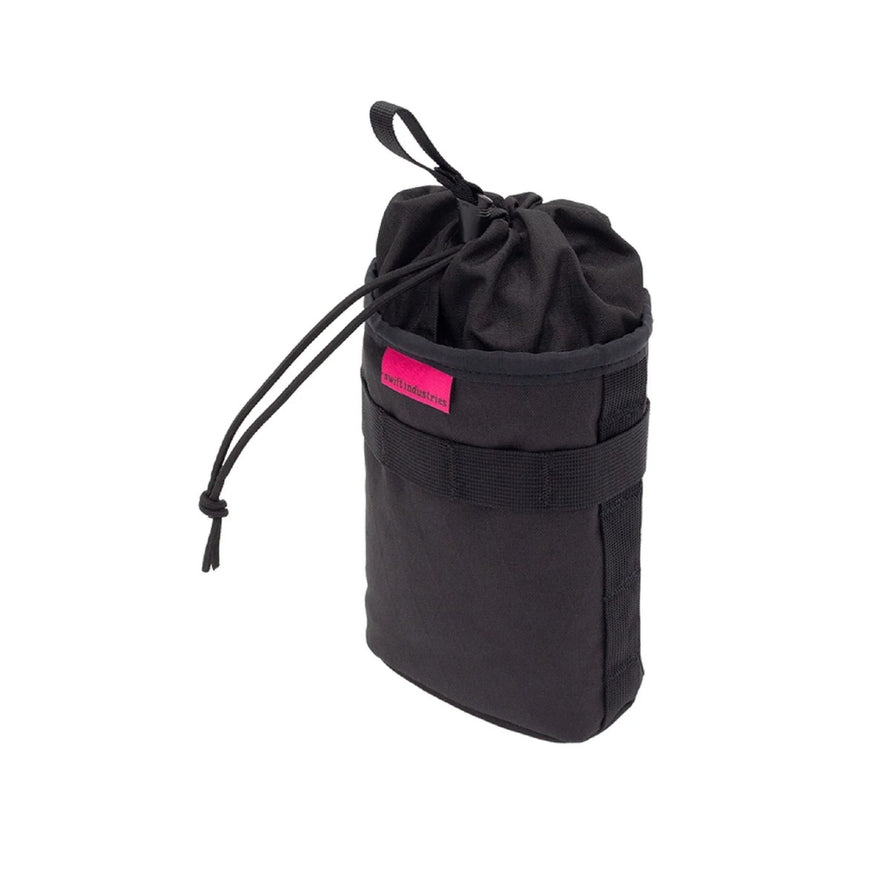 Sacoche de guidon Swift Industries GIBBY 1,75 L noire compacte avec fermeture coulissante pour vélo urbain