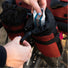 Sacoche de guidon Swift Industries GIBBY 1,75 L rouge, facile d'accès et idéale pour vos sorties à vélo
