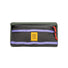 Sacoche de guidon Topo Designs Bike Bag 3L noire avec détails violets et fermeture éclair rouge